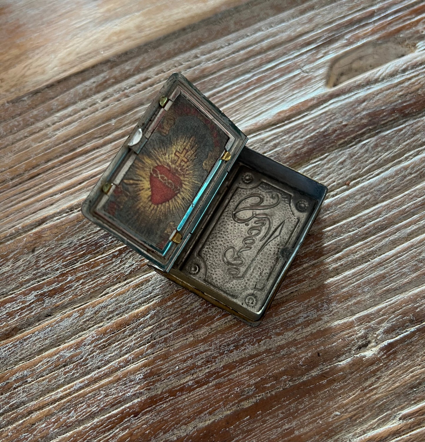 Antique pill box