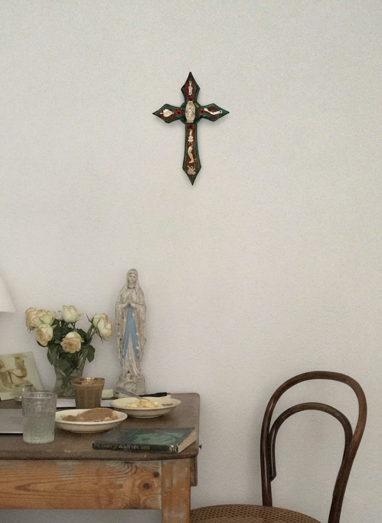 Blue Mexican cross