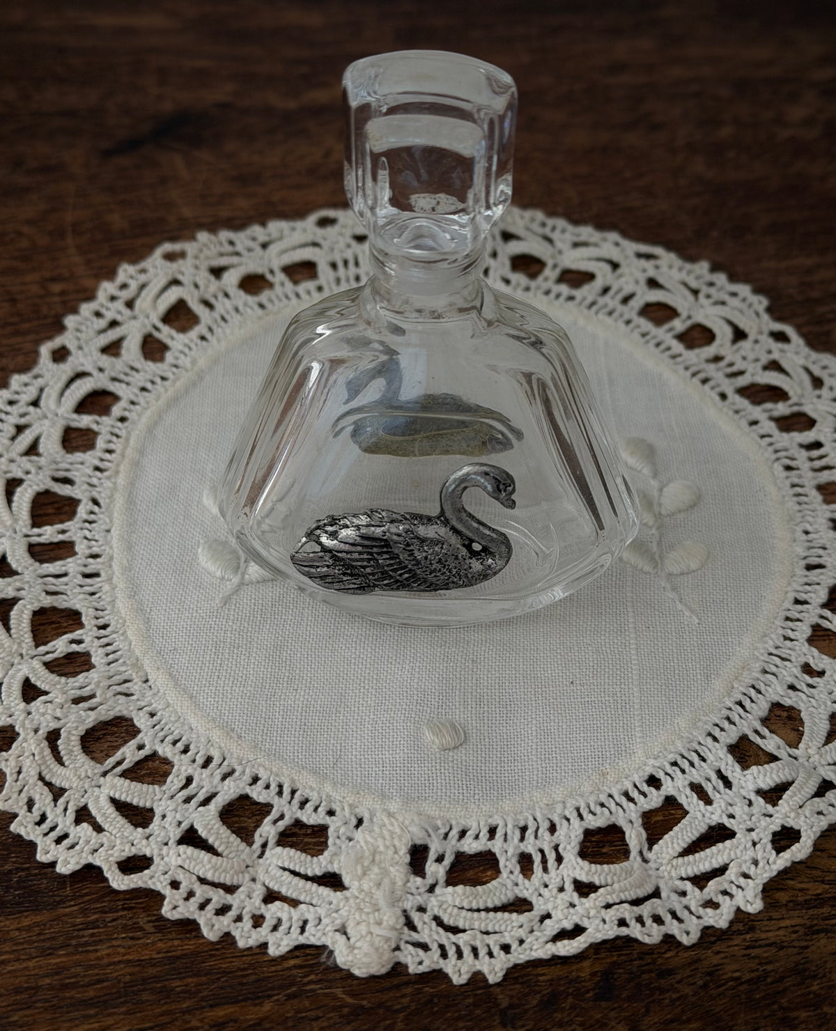Vintage Swan Perfume bottle