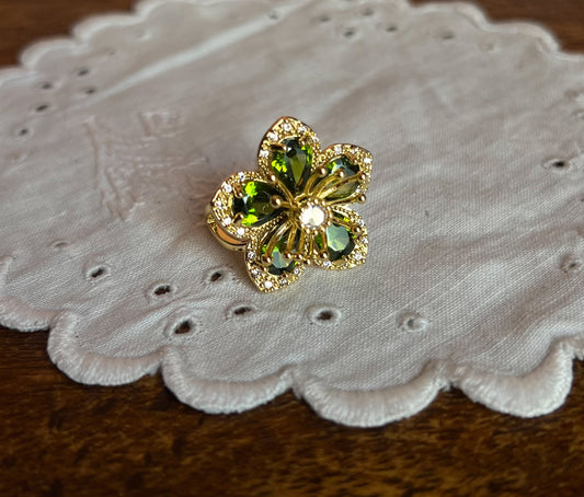 Emerald Bloom Ring