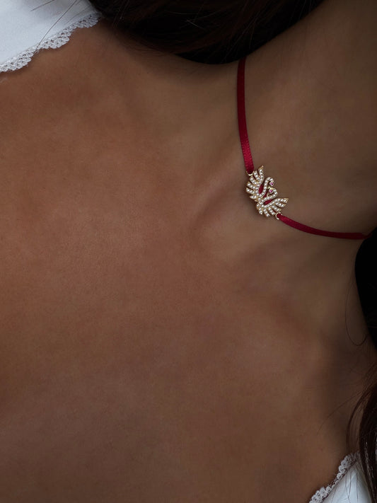 Swan Serenade choker