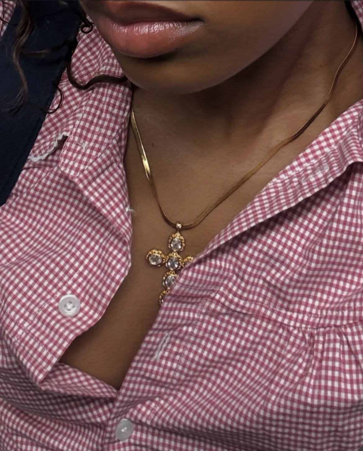 Amara Cross Necklace