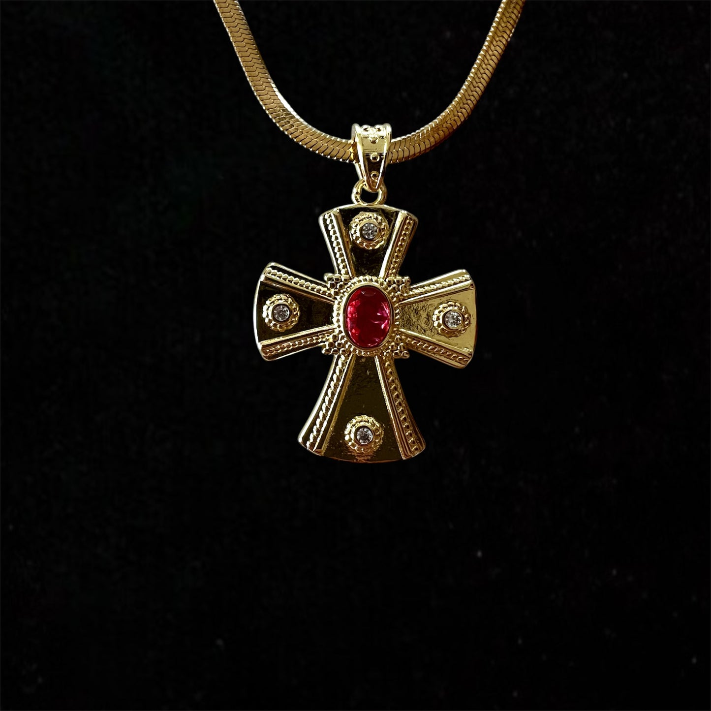 The Aurelia Cross necklace