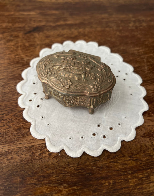Cherub trinket box