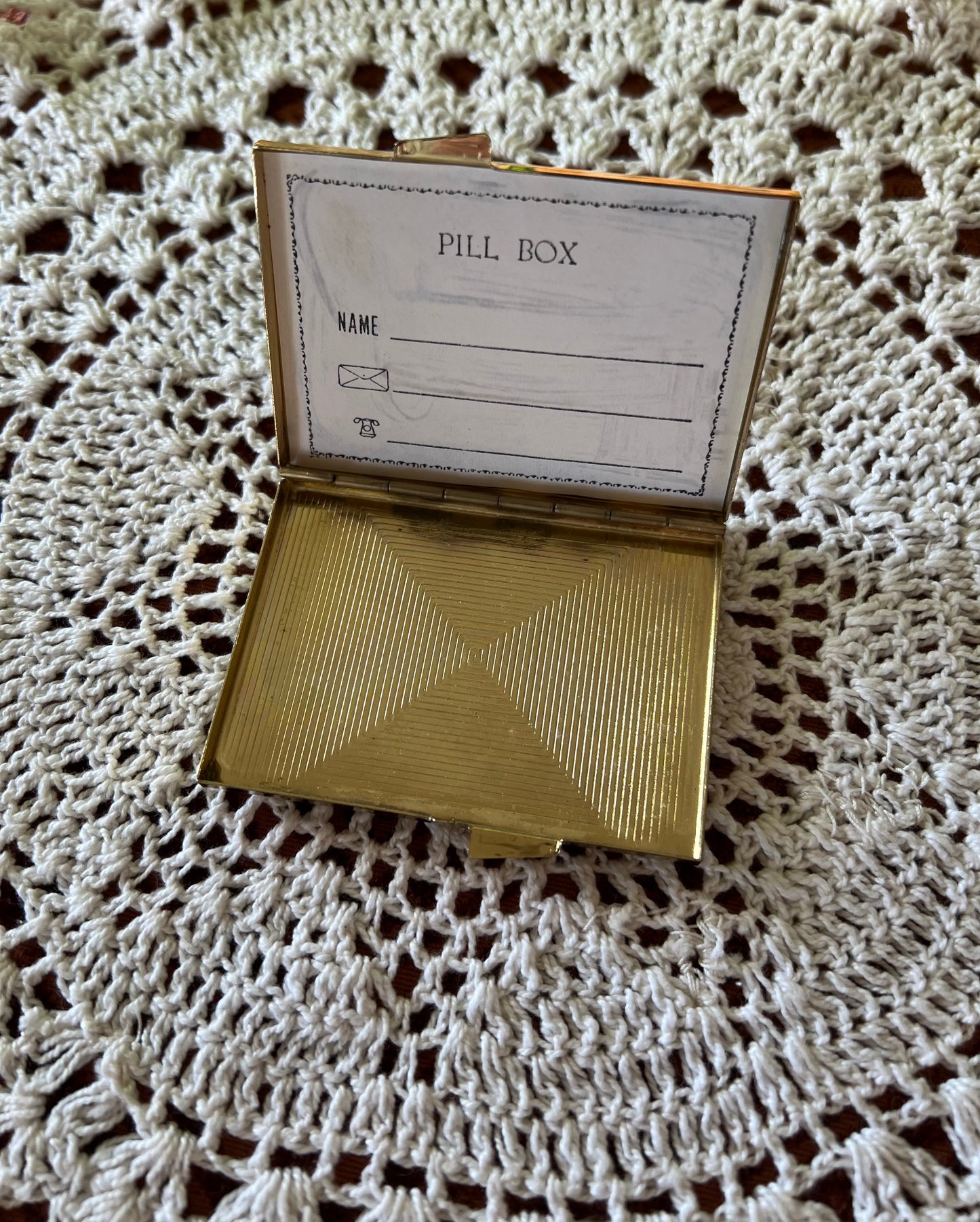vintage pill box