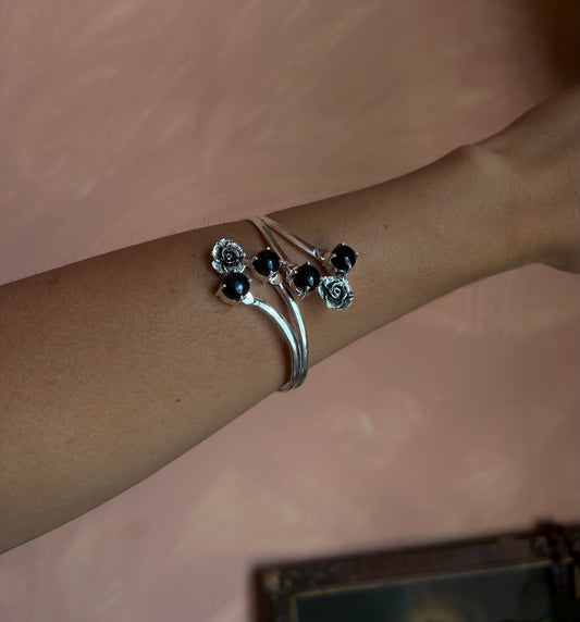 Midnight Bloom Cuff