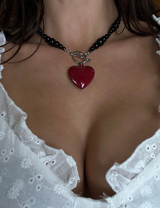 Dark Romance Heart necklace
