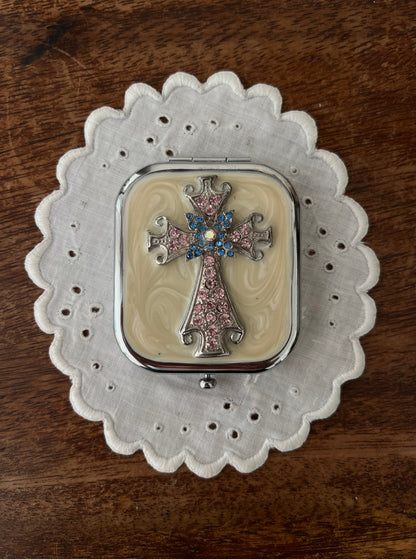 Vintage compact mirror