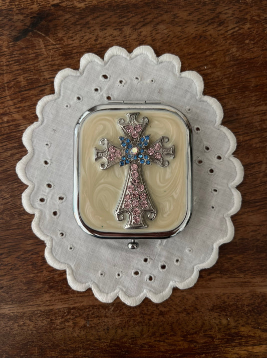 Vintage compact mirror