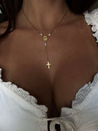 Pearl of Mercy Rosary necklace