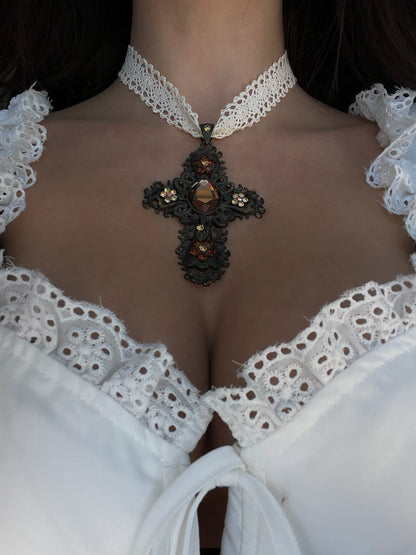 The Cathedral cross necklace