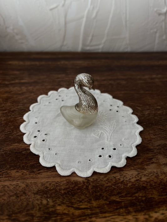 Swan mini perfume bottle