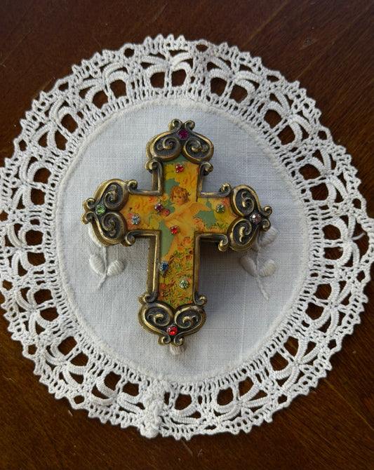 Cross trinket box