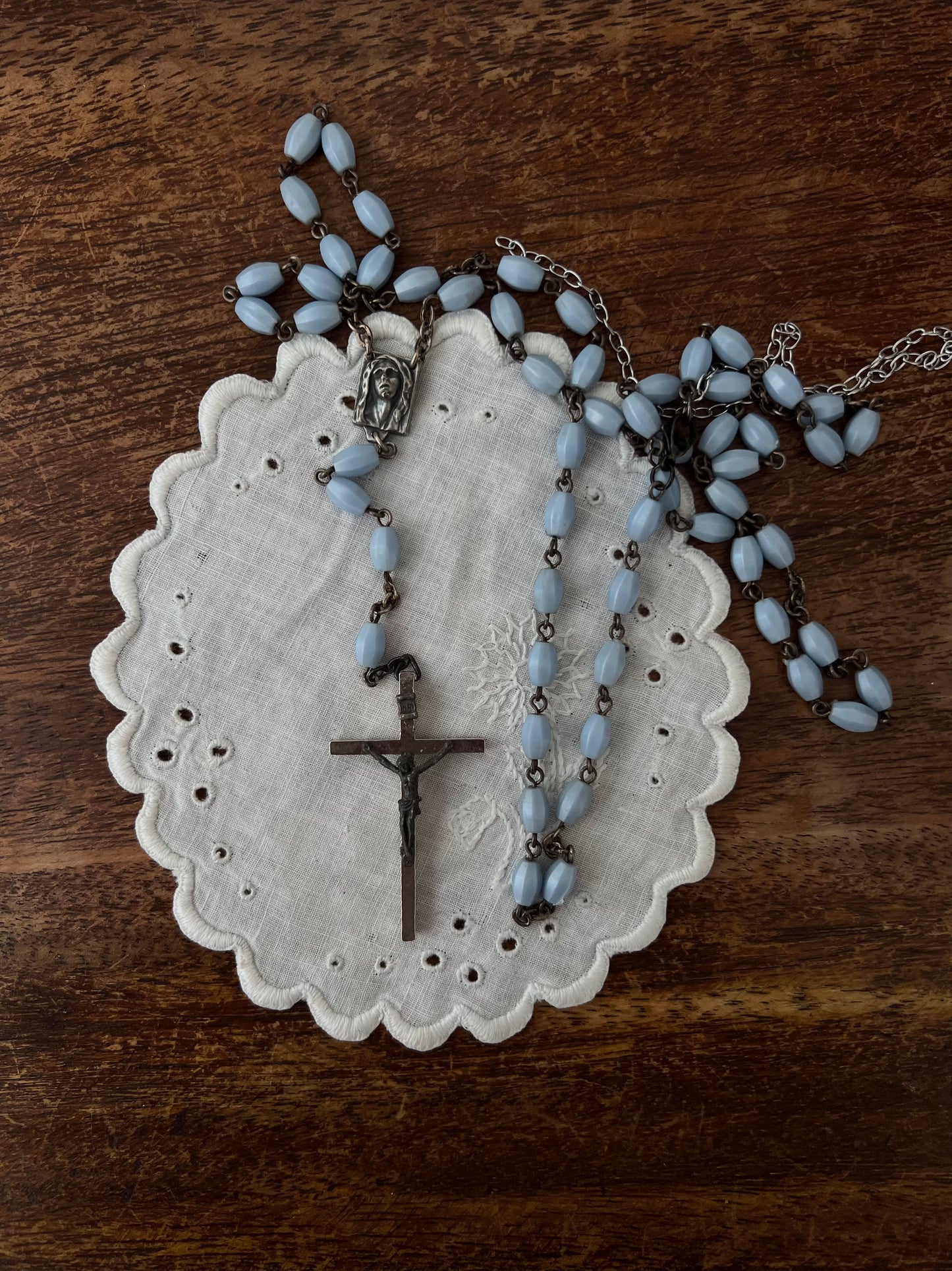 Blue Waist chain rosary