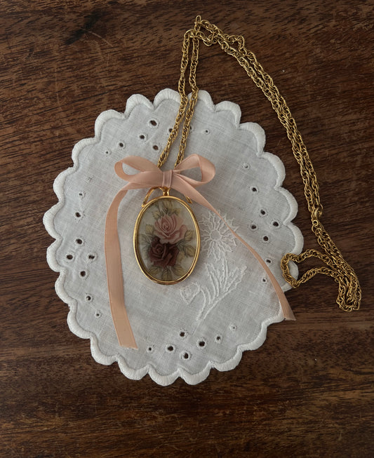 Dusty Rose Heirloom necklace