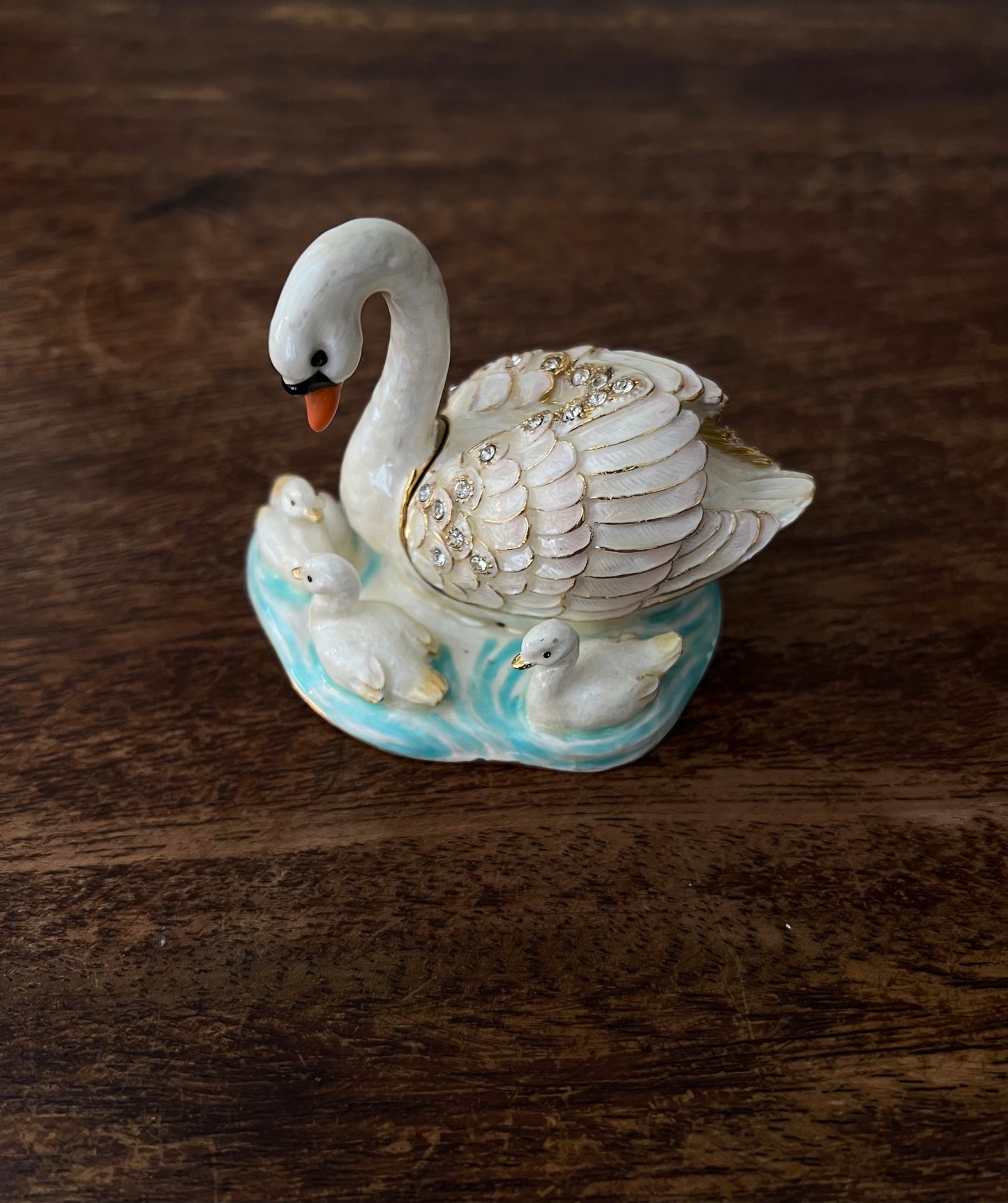 Swan trinket box