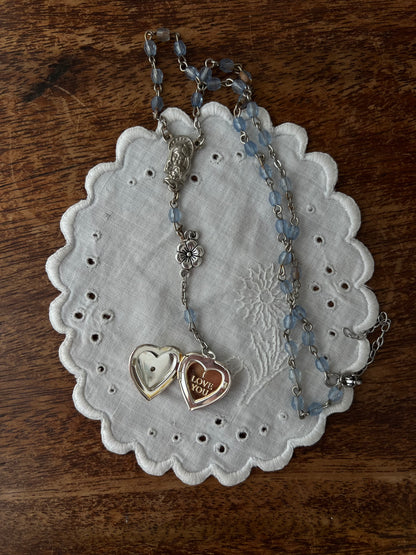 I love you heart locket
