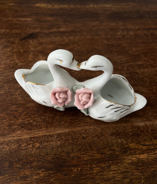 Vintage Swan trinket