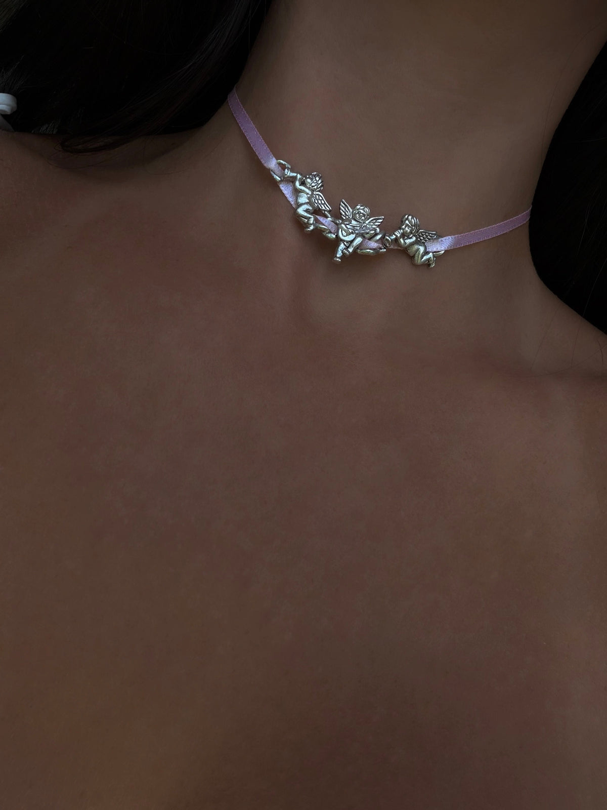 Pink Cherub Symphony choker