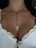 The Isadora rosary necklace