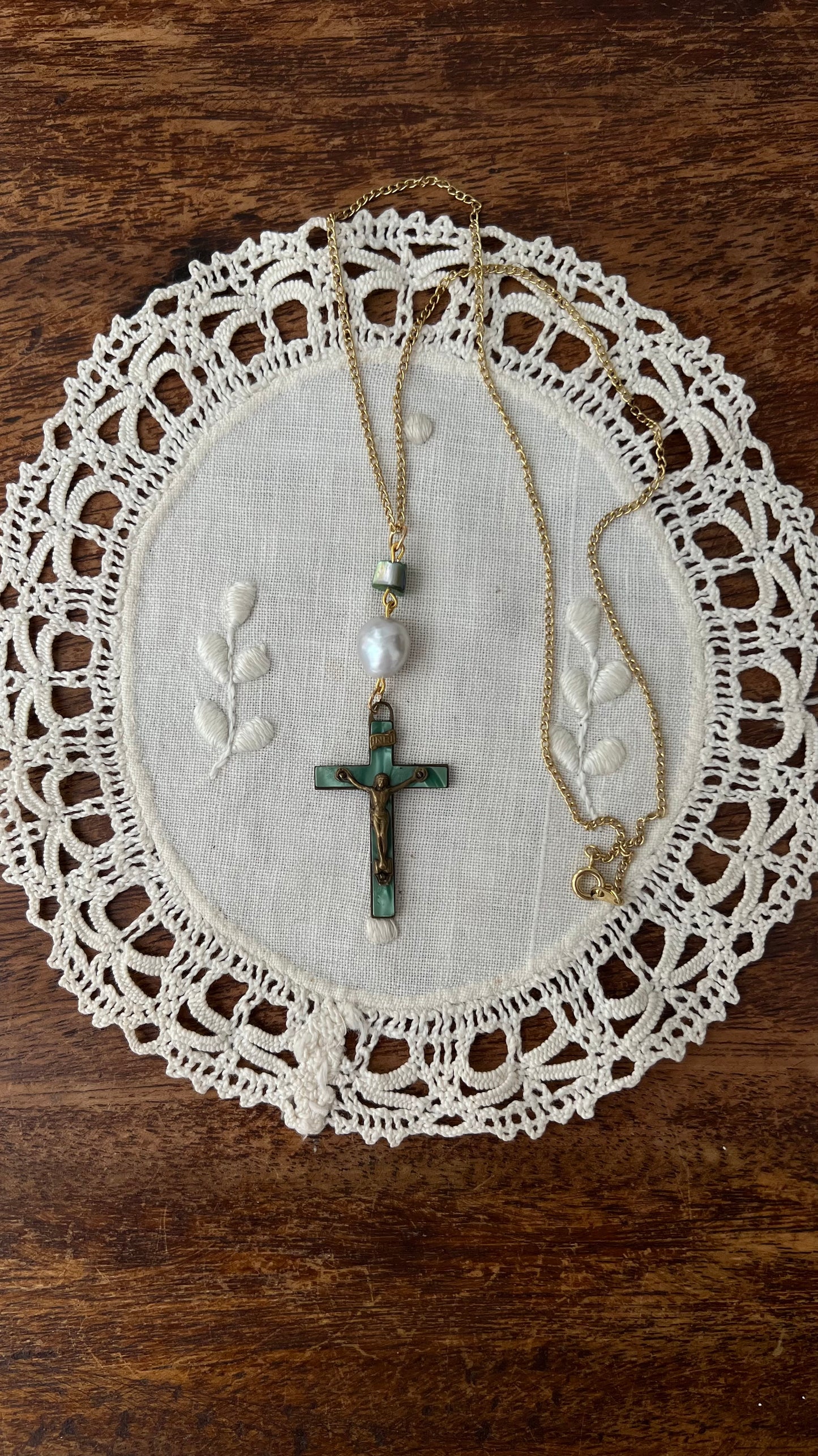 Eden Cross necklace