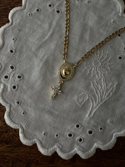 Sacred heart anklet