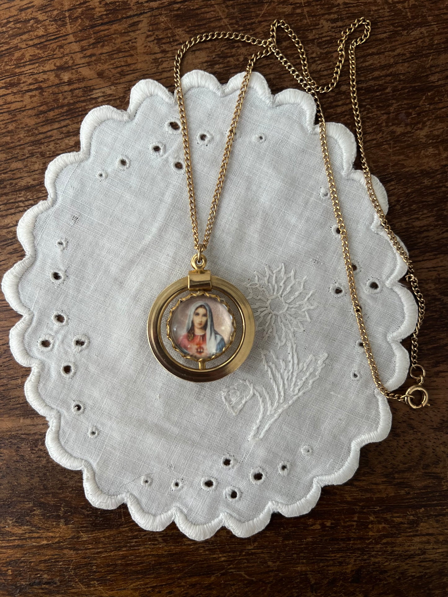 Dual devotion necklace