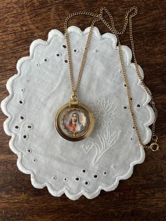 Dual devotion necklace