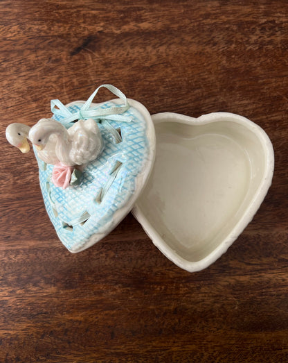 Vintage Swan trinket