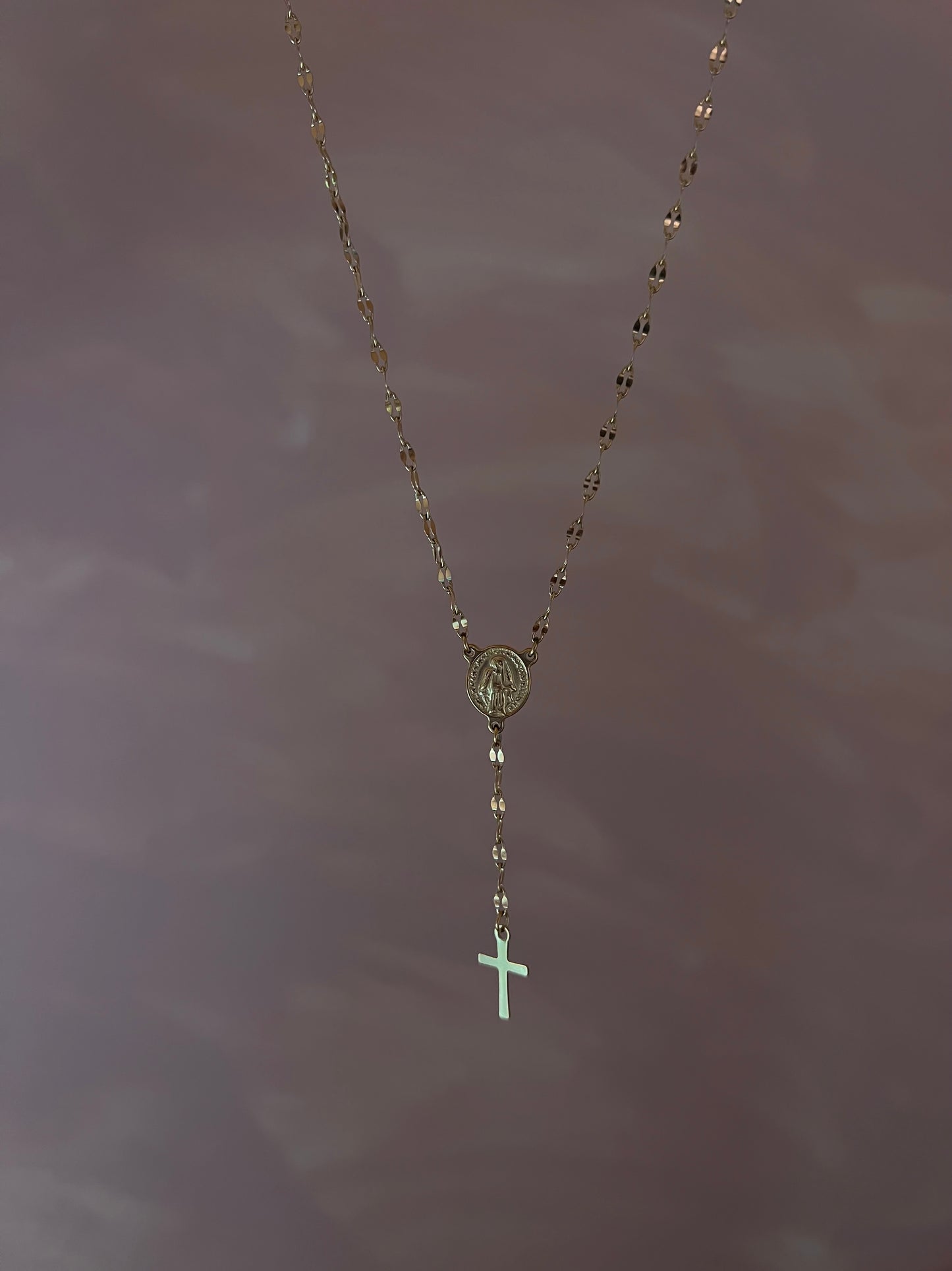 Gold chain rosary