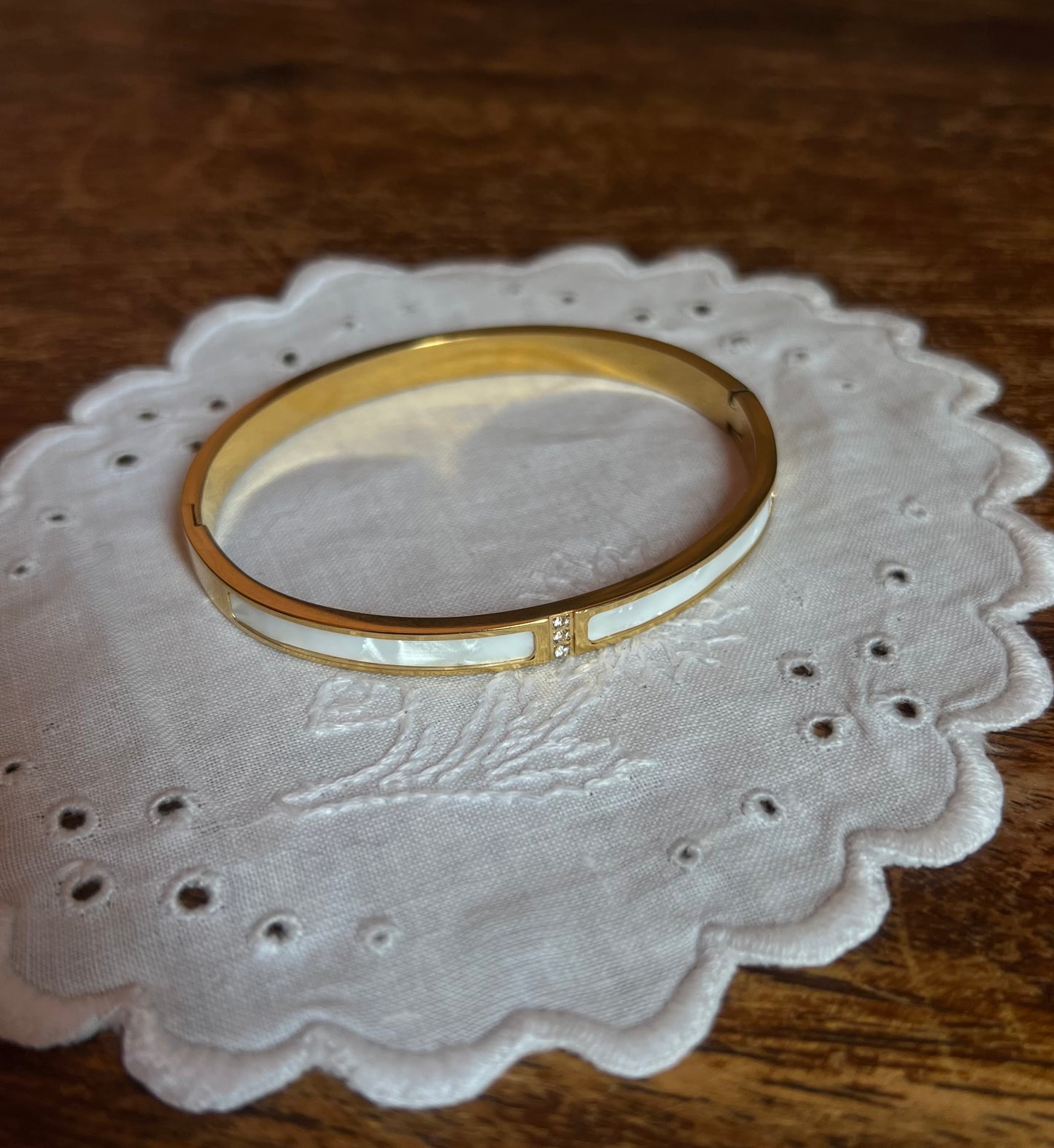Golden Shell Bangle
