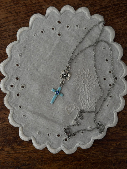 Forget me not necklace