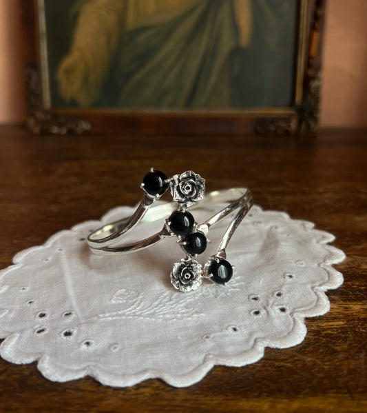 Midnight Bloom Cuff