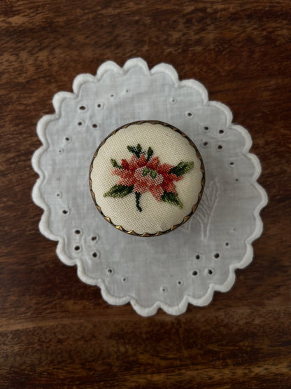 Embroidered Trinket box