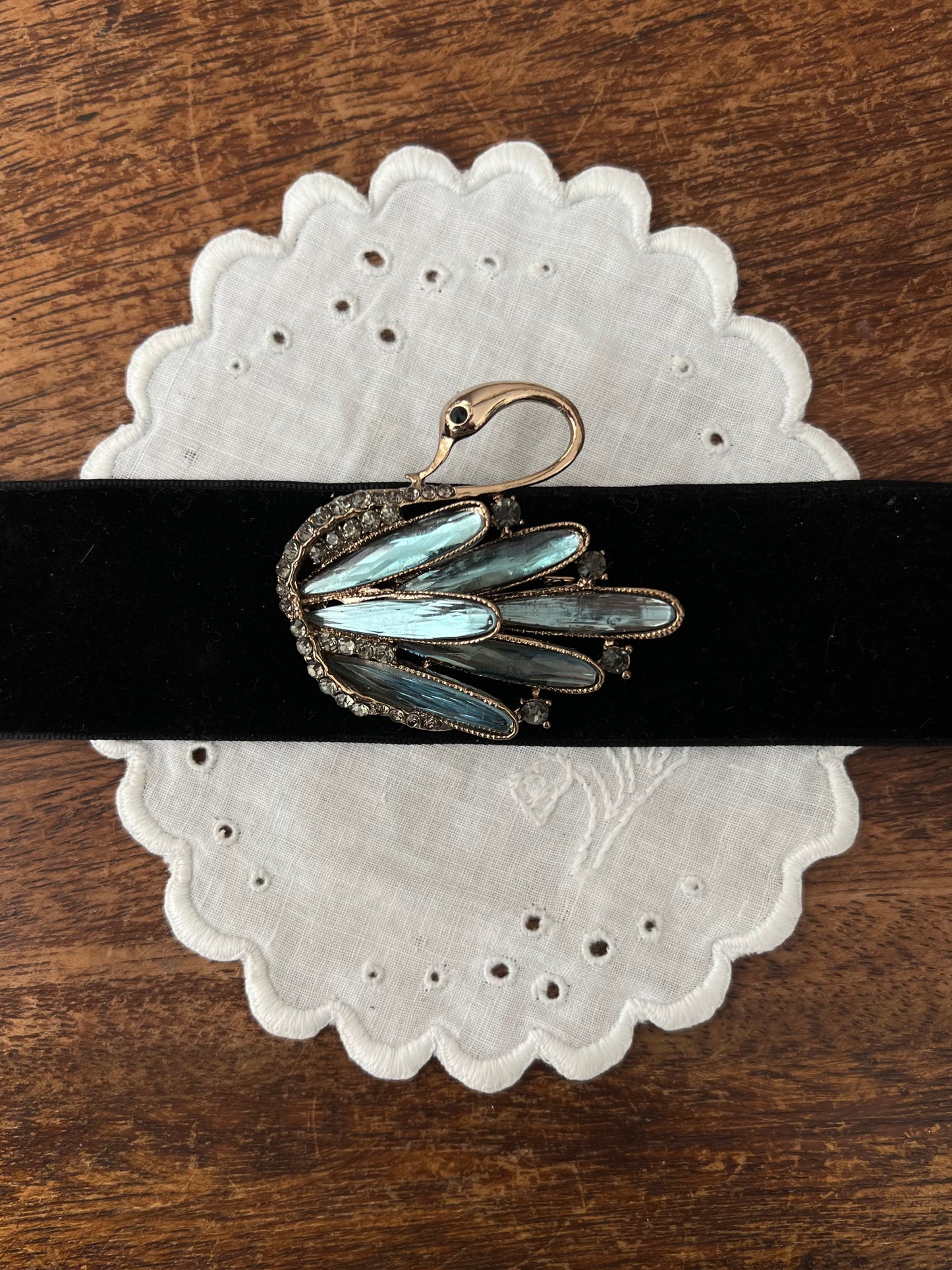 Midnight Swan choker
