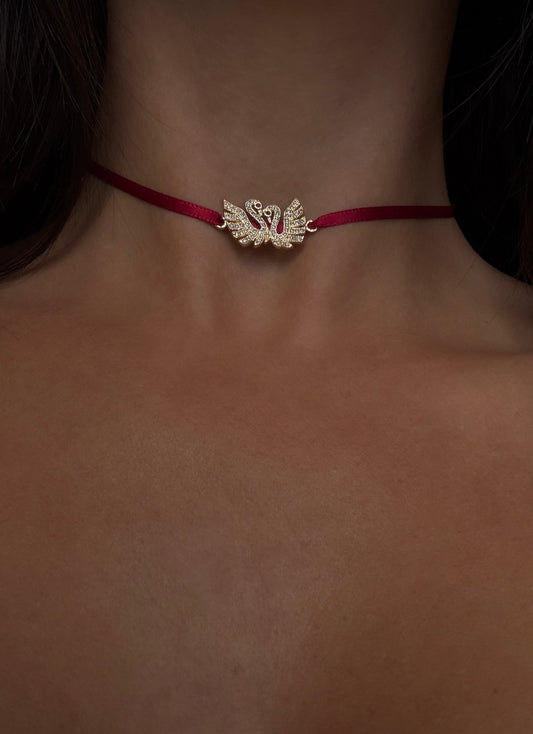 Swan Serenade choker