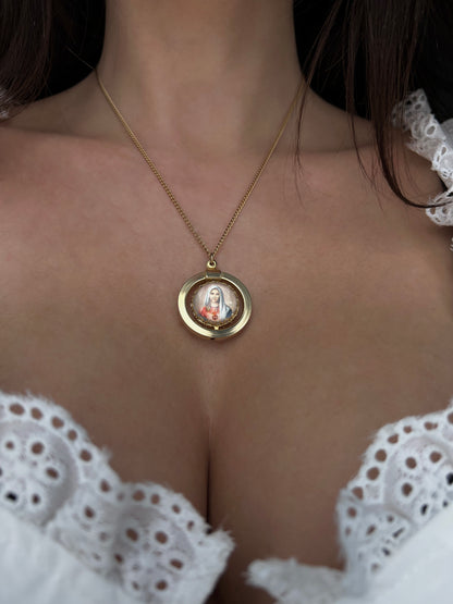 Dual devotion necklace