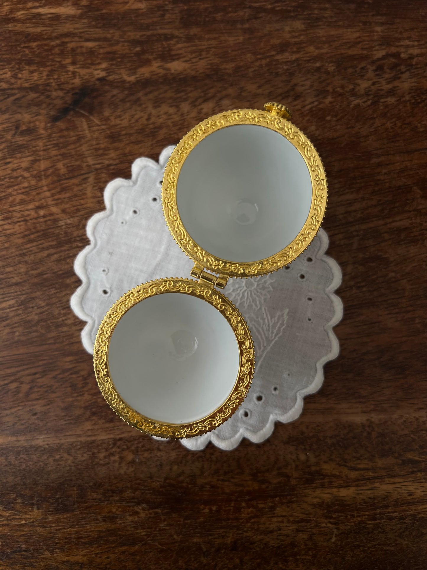 Vintage Limoges Porcelain egg - trinket box