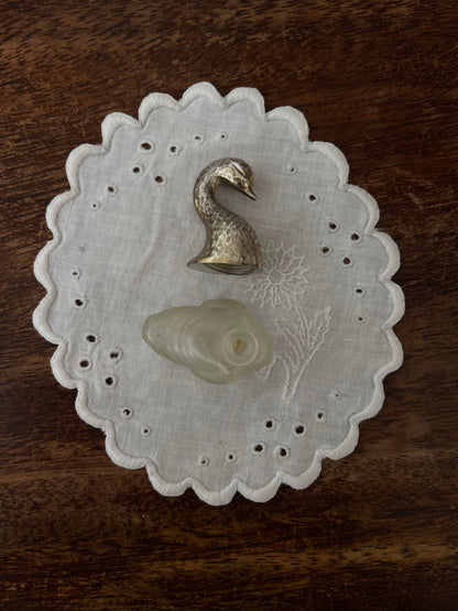 Swan mini perfume bottle