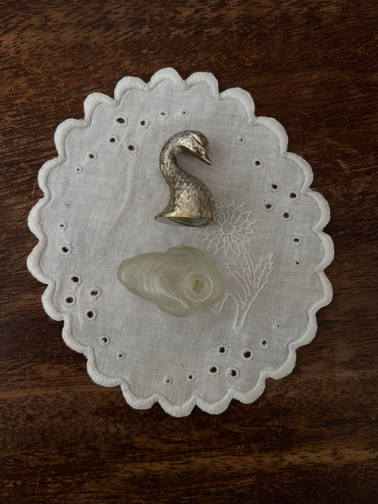 Swan mini perfume bottle