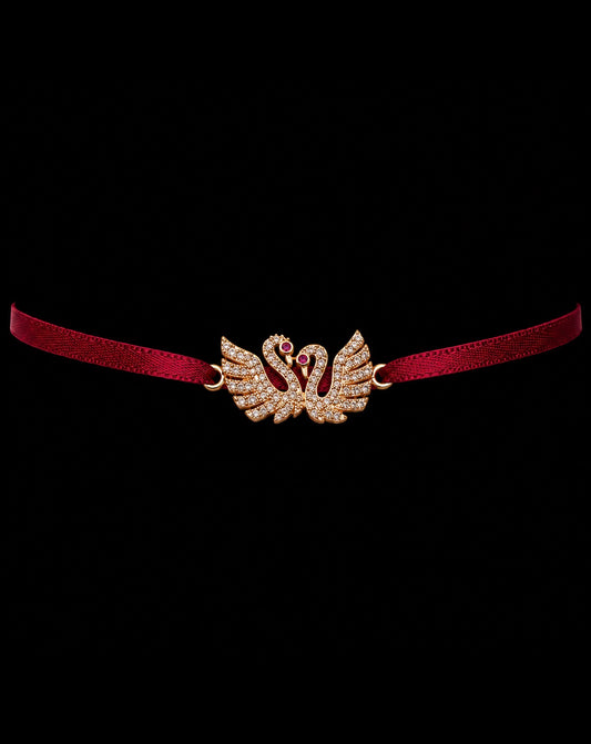 Swan Serenade choker